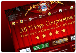 Showcase Cooperstown Website Design