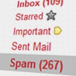 email inbox folders spam