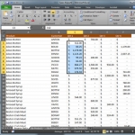 Excel 2010 screenshot