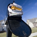 overflowing mailbox