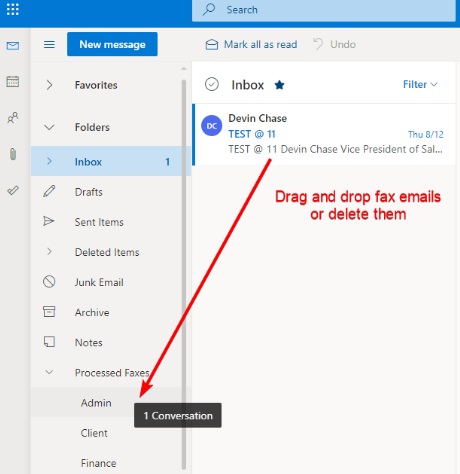 efax received via email