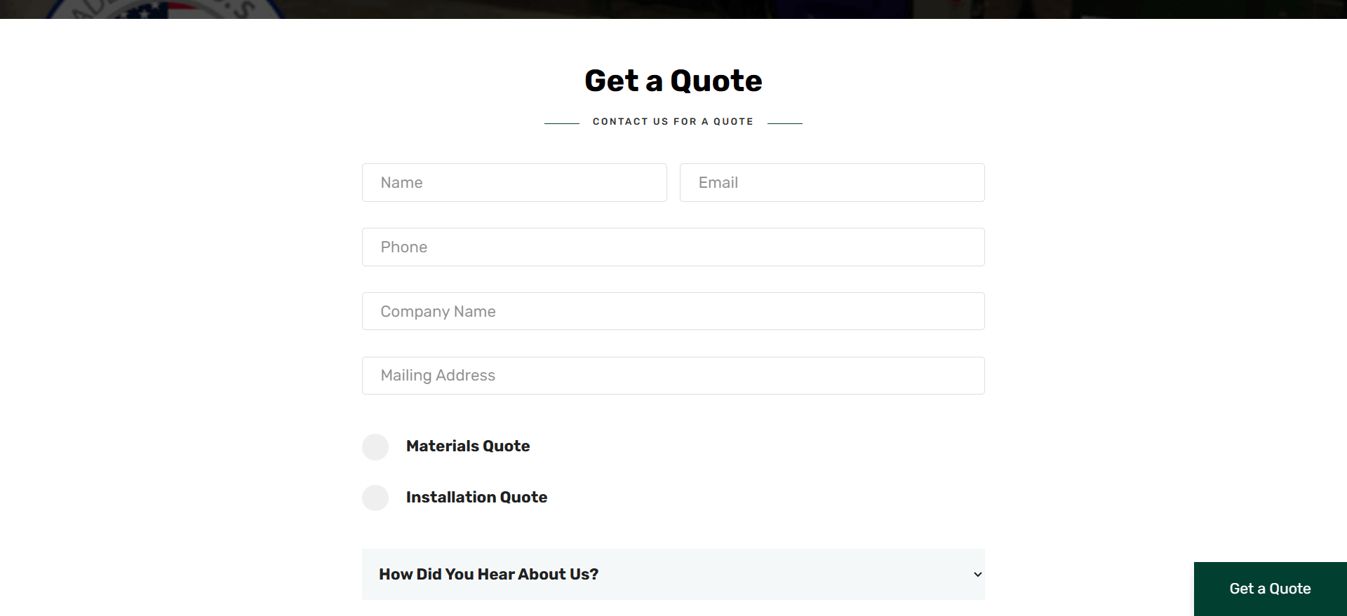 Get a Quote